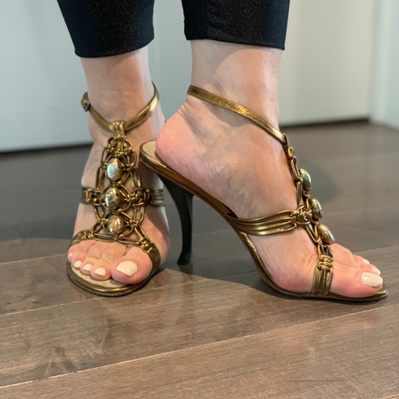 Hype Hani Strappy Heels, size 7 - Picture 3 of 10